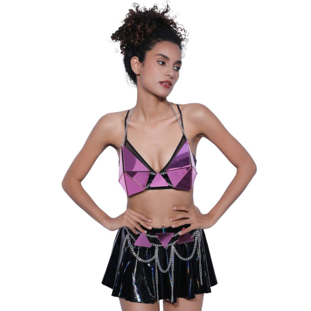 Western Fashion - Wholesale Bustier - Women's - 14309 - Mirror Bra Top1