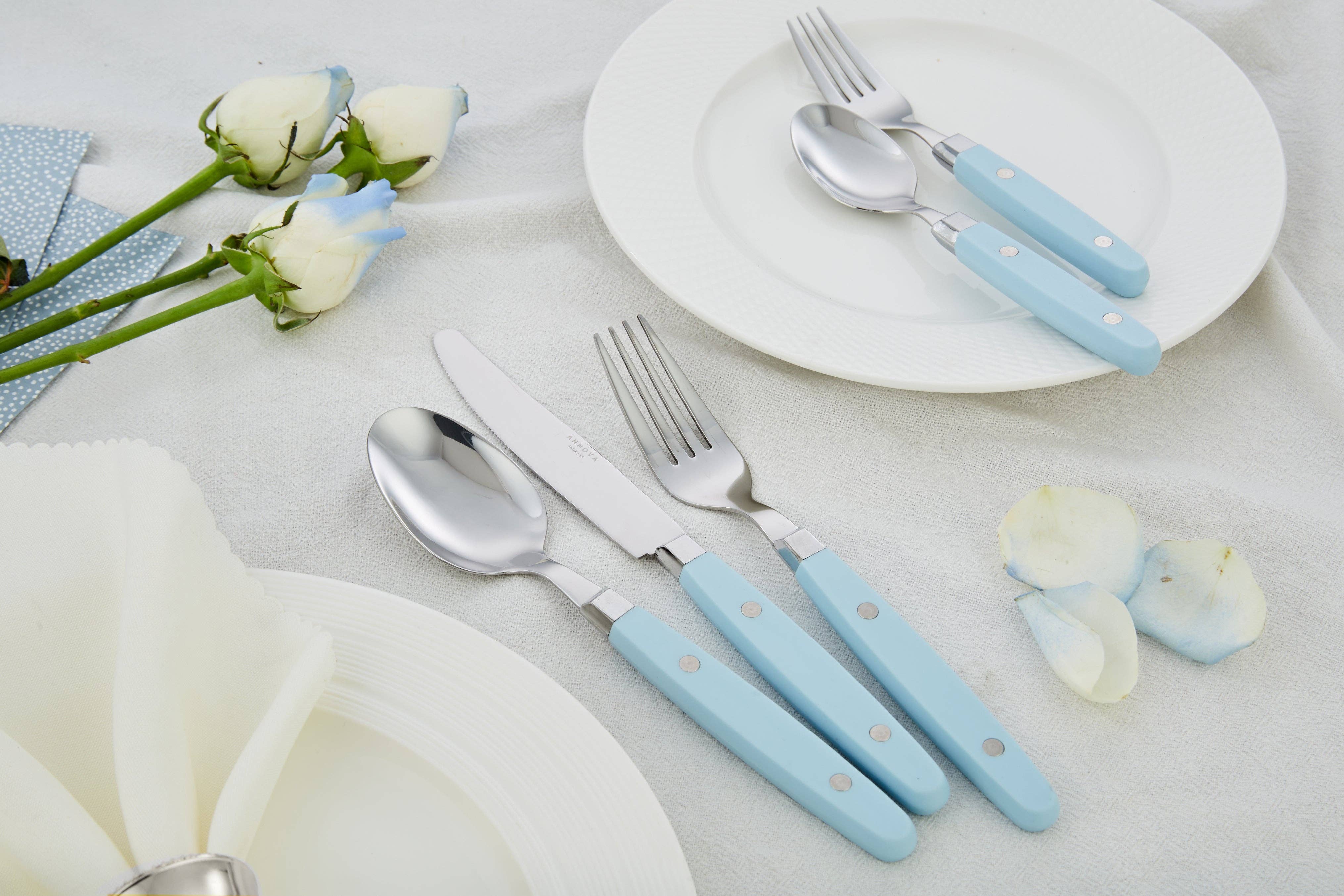 ANNOVA - Venta al por mayor Conjunto de cubiertos - Juego de Cubiertos Retro ANNOVA de 20 Piezas105