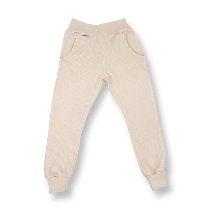 Pantalon de bien-être bio en nid d'abeille naturel pour la vente par luftabong