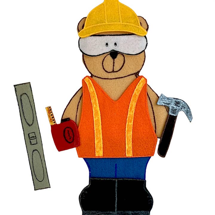 Construction Bear for wholesale by Heartfelt Stories