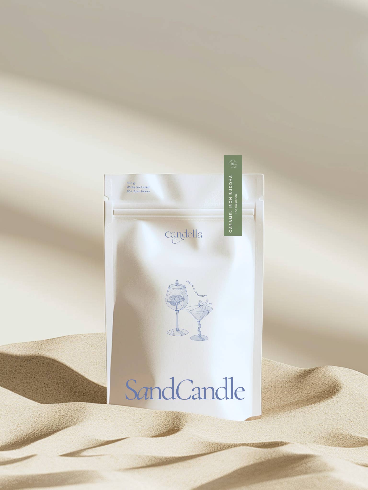 Candella – Engroshandel Glaslys – Sandlys - Jasmine Oolong