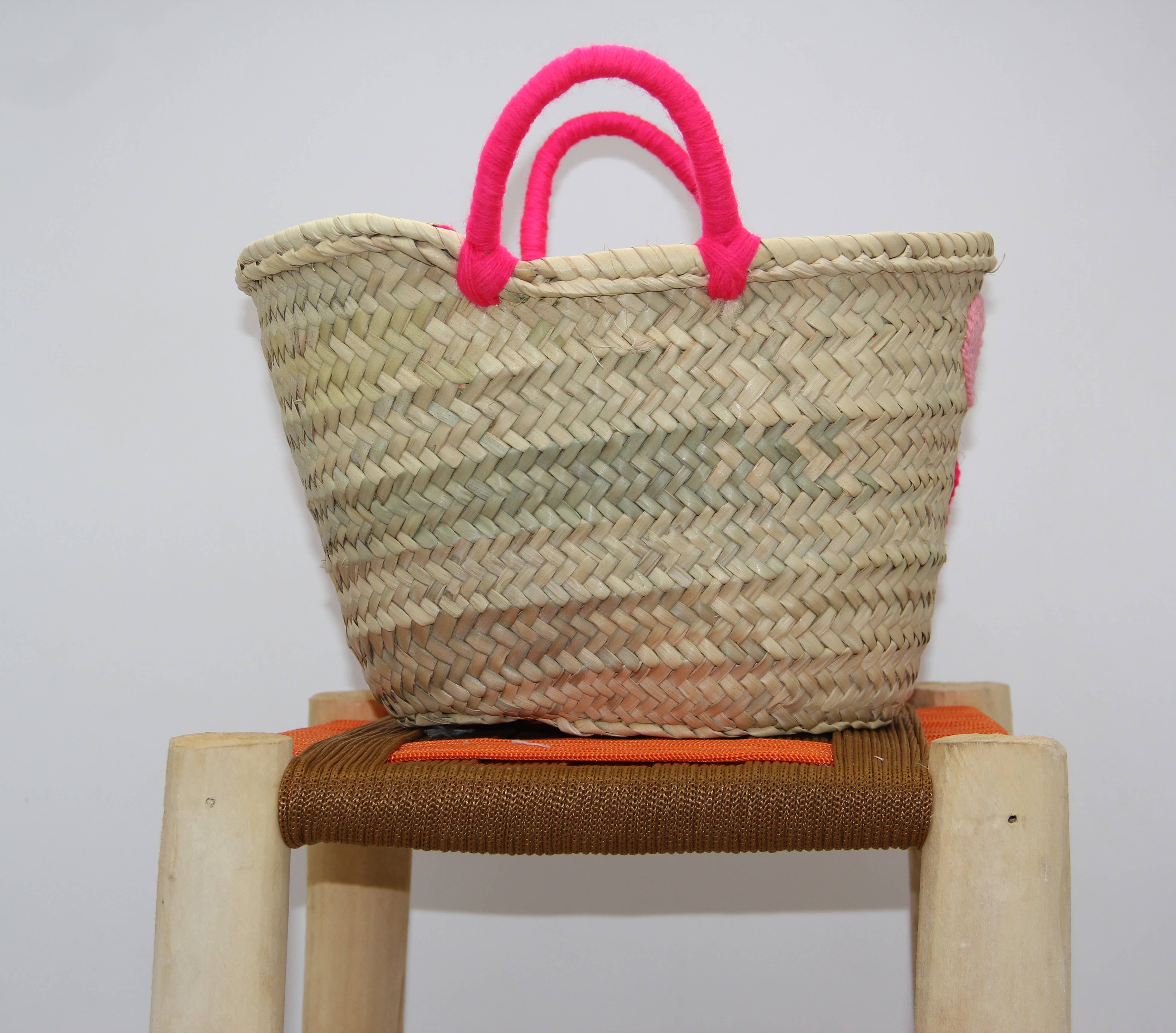 MOROHANDS – wholesale Strandväska – Anpassad hjärtstrandväska present, rosa & blå tote Alla hjärtans dag4