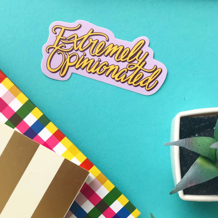 Praxis Design Studio - Wholesale Sticker - Extremely Opinionated Sticker