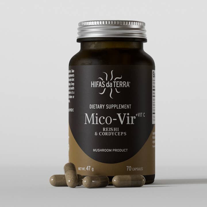 Mico Vir+ (Reishi and Cordyceps Extract) Capsules for wholesale by Hifas da Terra