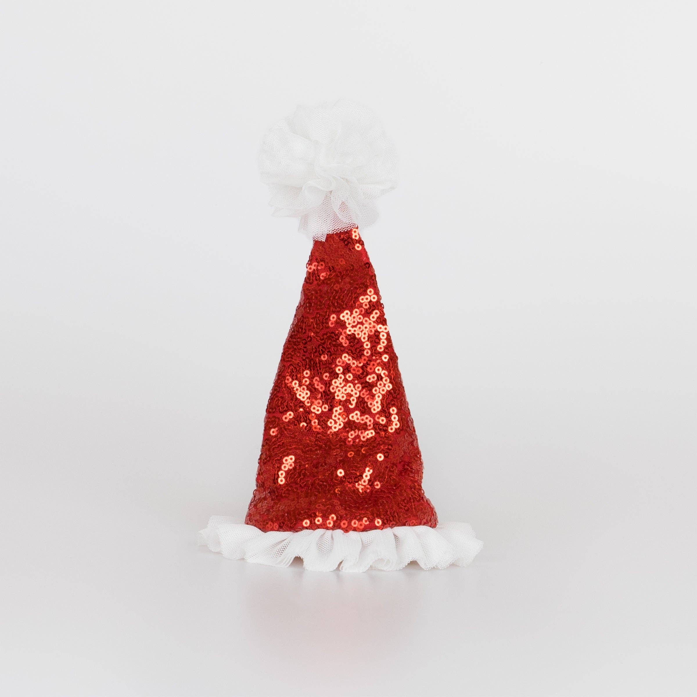 Meri Meri – wholesale Hair clip – Child – Sequin Santa Hat Hair Clip2