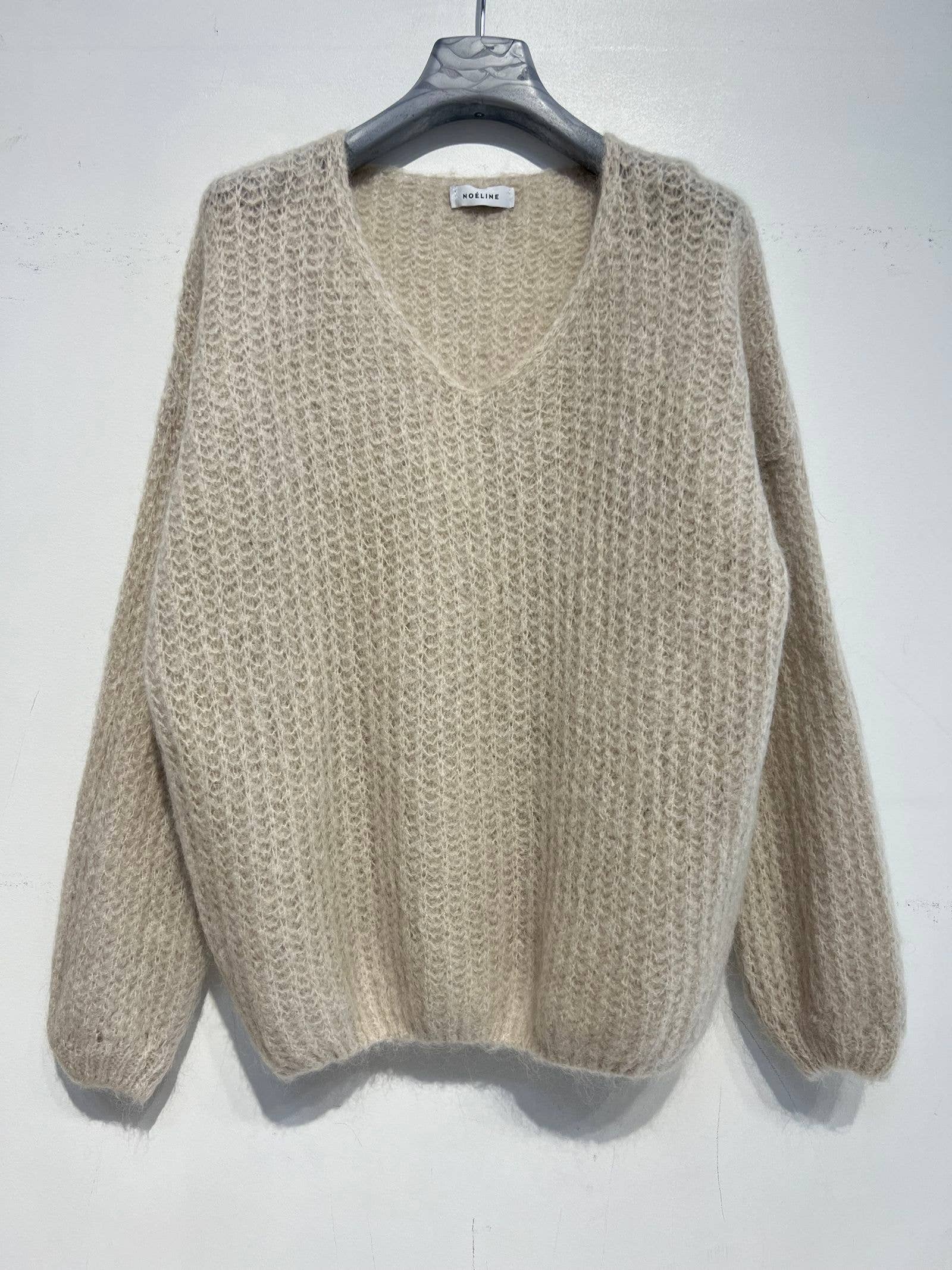 NOELINE - Wholesale Gebreide trui - Kinderen - Oversized trui van 40% kinder mohair8