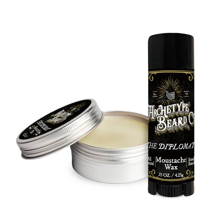 Diplomat – Moustache Wax for wholesale by Archetype Beard Co