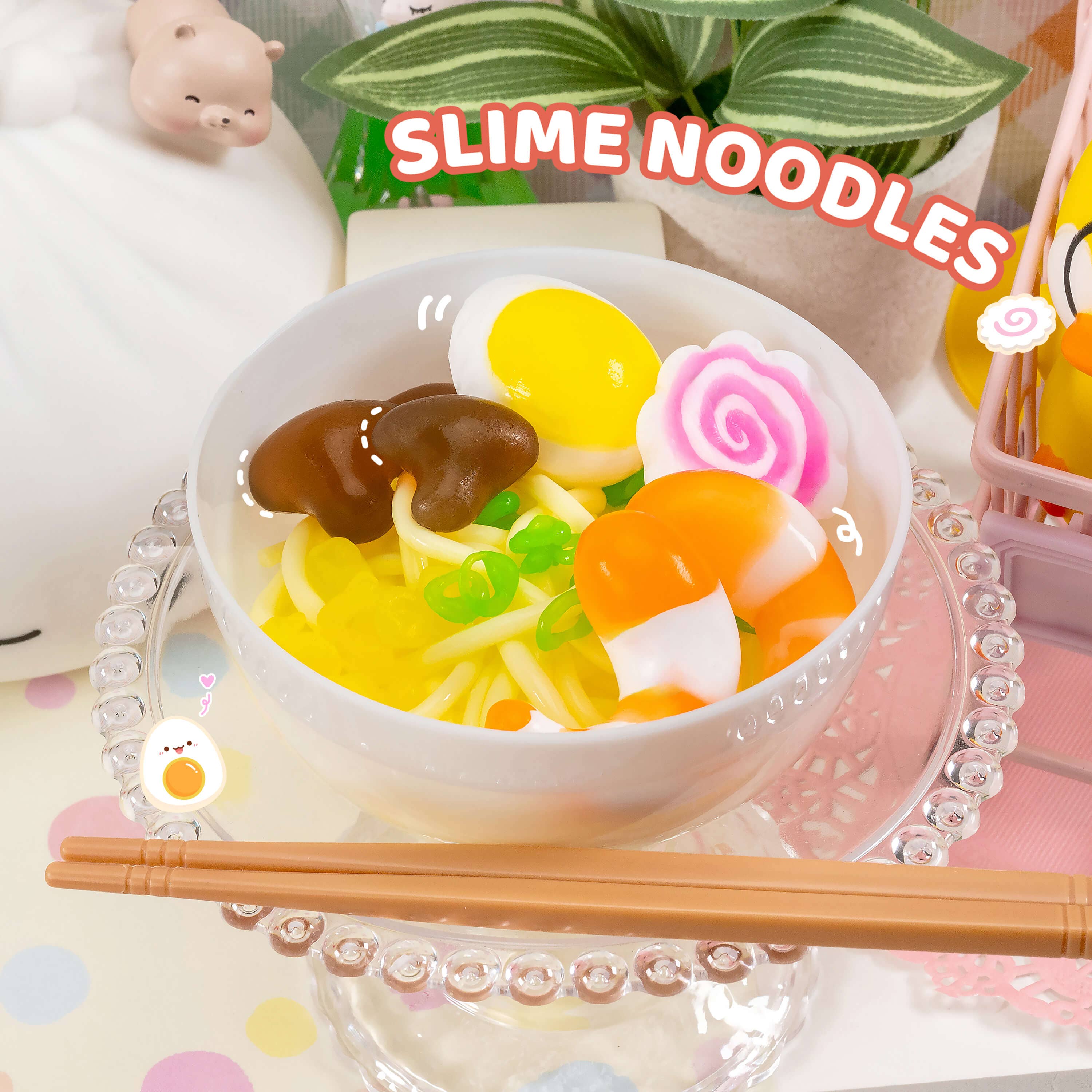 Kawaii Slime Company - Wholesale DIY Craft Kit - Kids - Instant Ramen Noodles Slime Science Kit (6pcs/case)1