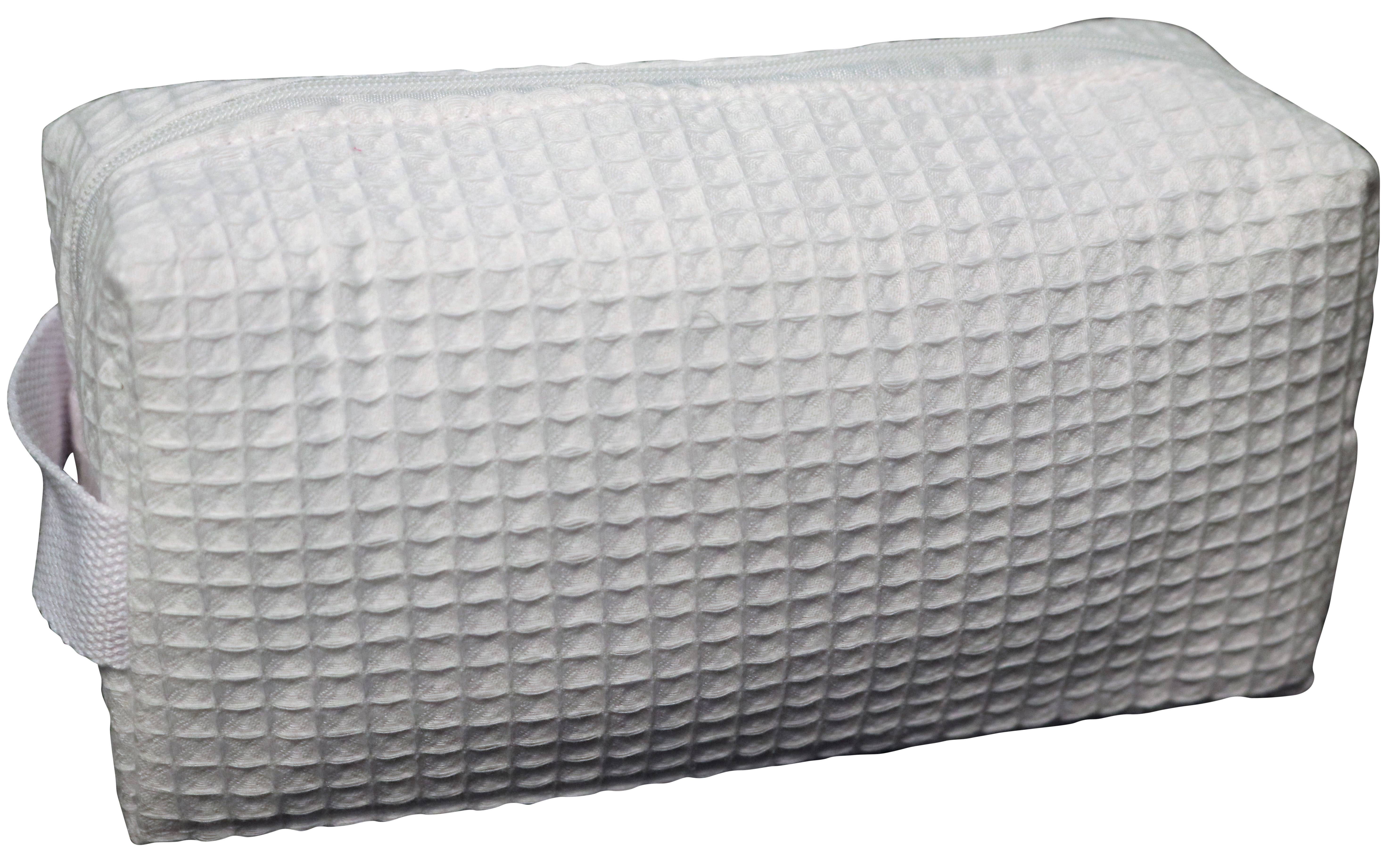 Alan Pendergrass Robes - Wholesale Makeup/Cosmetic Bag - Cotton Waffle Cosmetic Bag, Small7