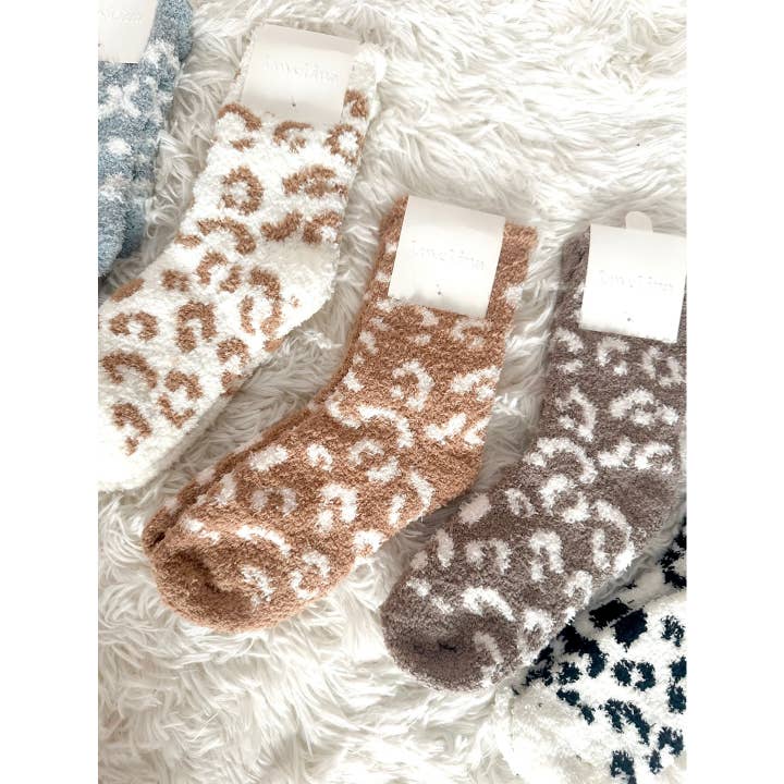 Assorted Leopard Print Socks for Women - JAMI for wholesale on Faire2
