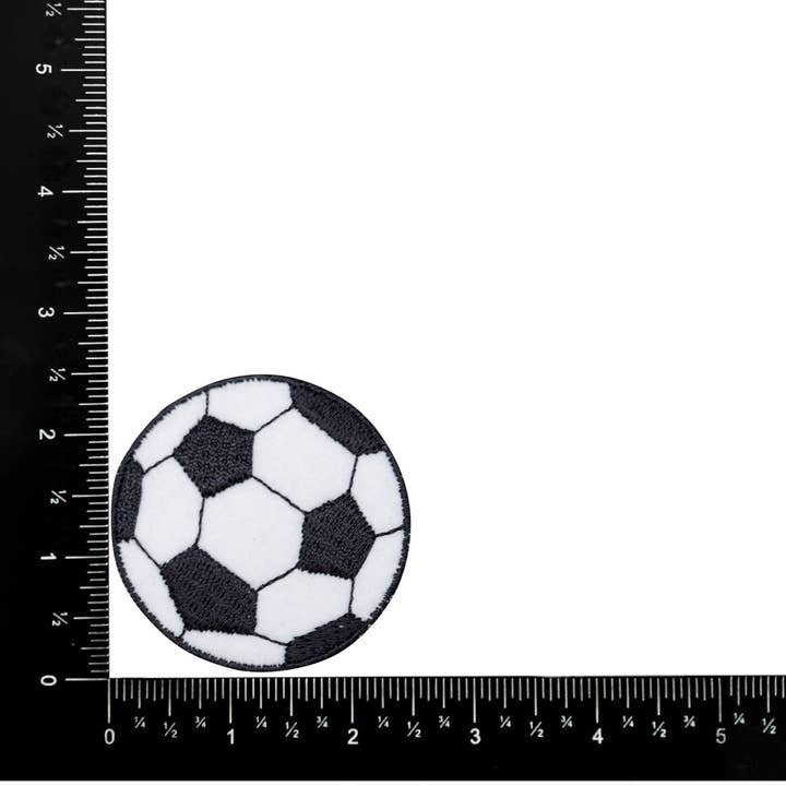 Wholesale Applique - Vente Écusson - Ballon de football 2,5" - Futebol - Écusson brodé à repasser2