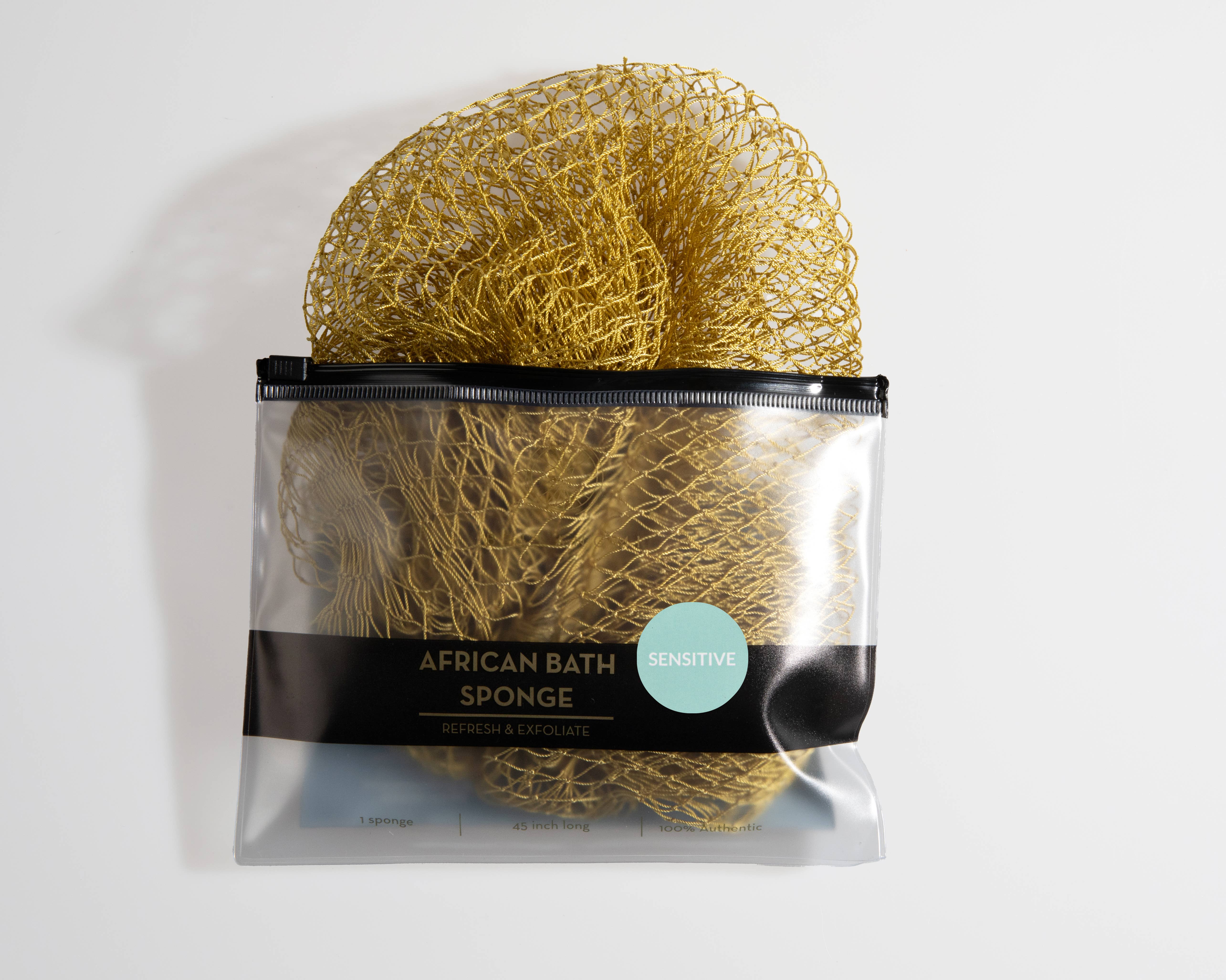 Bellanomi Skincare - Vendita all'ingrosso Spugne da bagno morbide e a rete - Spugna esfoliante africana in rete (per pelli sensibili) 114 cm5