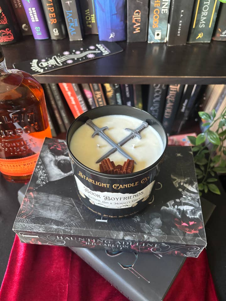 Book Boyfriends for wholesale by Starlight Candle Co