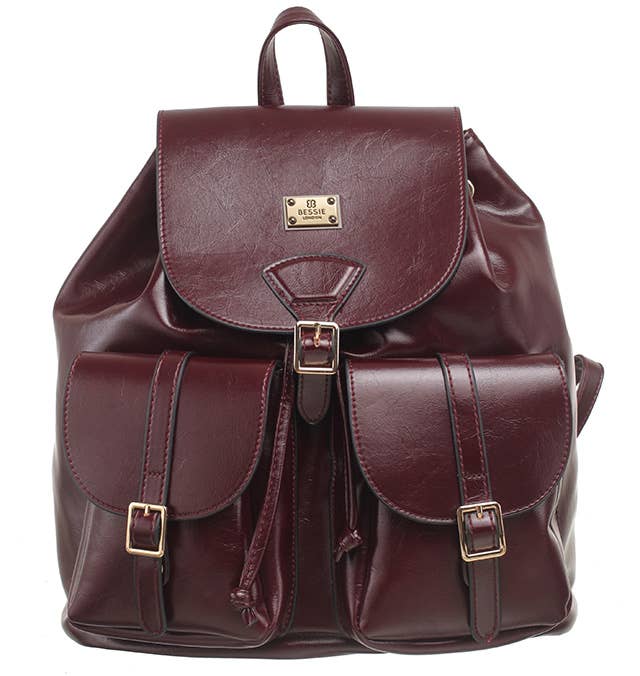Bessie London - Wholesale Backpack - Women's - CLASSIC BUCKLE FLAP BACKPACK8