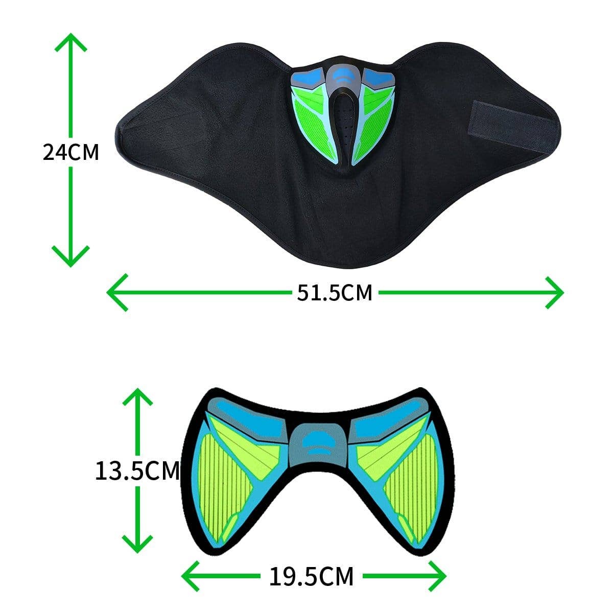 Neva Nude - Wholesale Protective Face Mask/Shield - Mugsy Beatz LED Music Activate Face Masks1