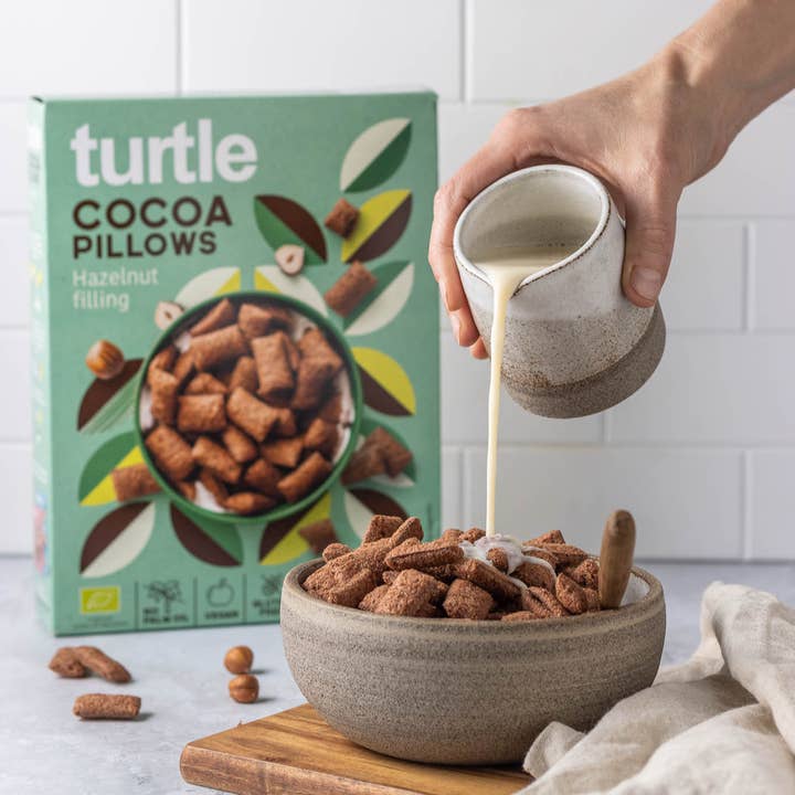Turtle - Better Breakfast - Wholesale Breakfast Cereal - Organic Cocoa Pillows with Hazelnut1