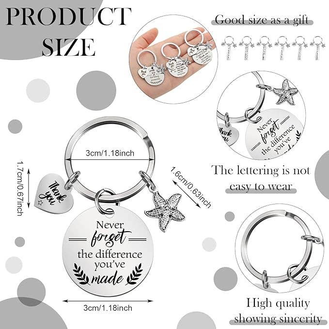 Crover - Wholesale Keychain - Unisex - “Thank You” Keychain (Assorted Design)2