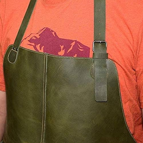 Tuzech Leather – wholesale Apron – Tuzech Durable Leather Apron Utility/Adjustable/Chef/Heavy Duty Handmade Adjustable Tool Apron -30.5x 23.5 Inches12