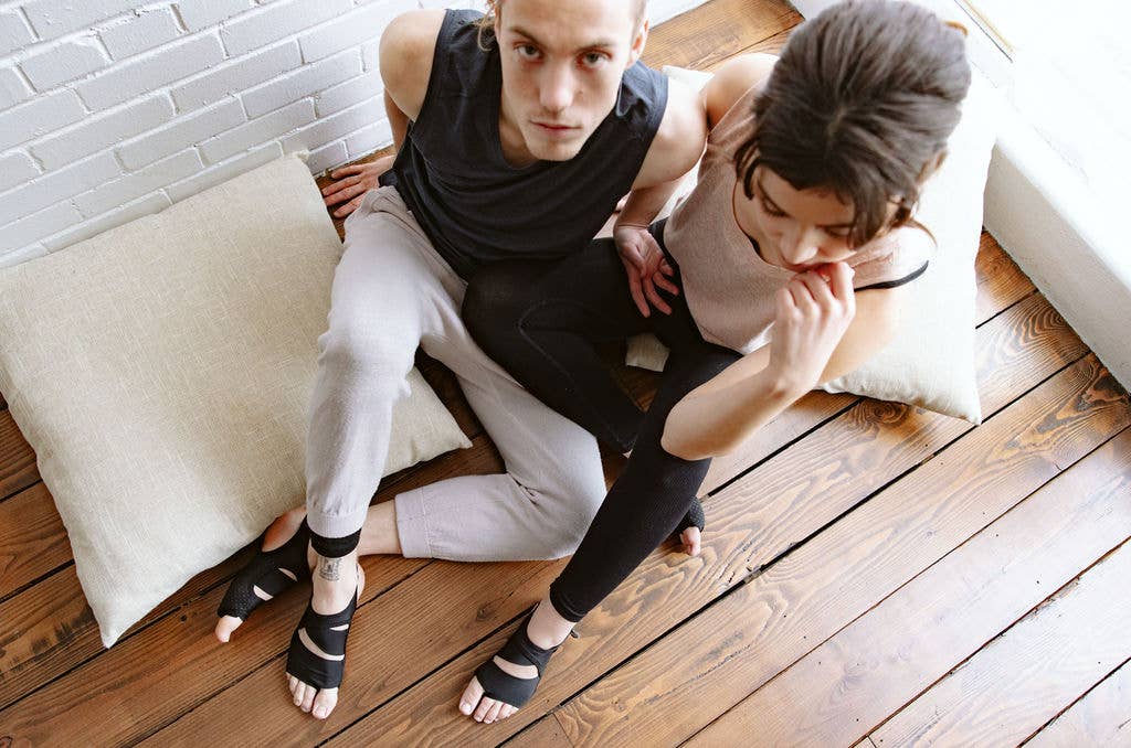 PIGA - Vente Chaussettes – femme - PigaLite™ Chaussettes antidérapantes de stabilité pour yoga, pilates et fitness12