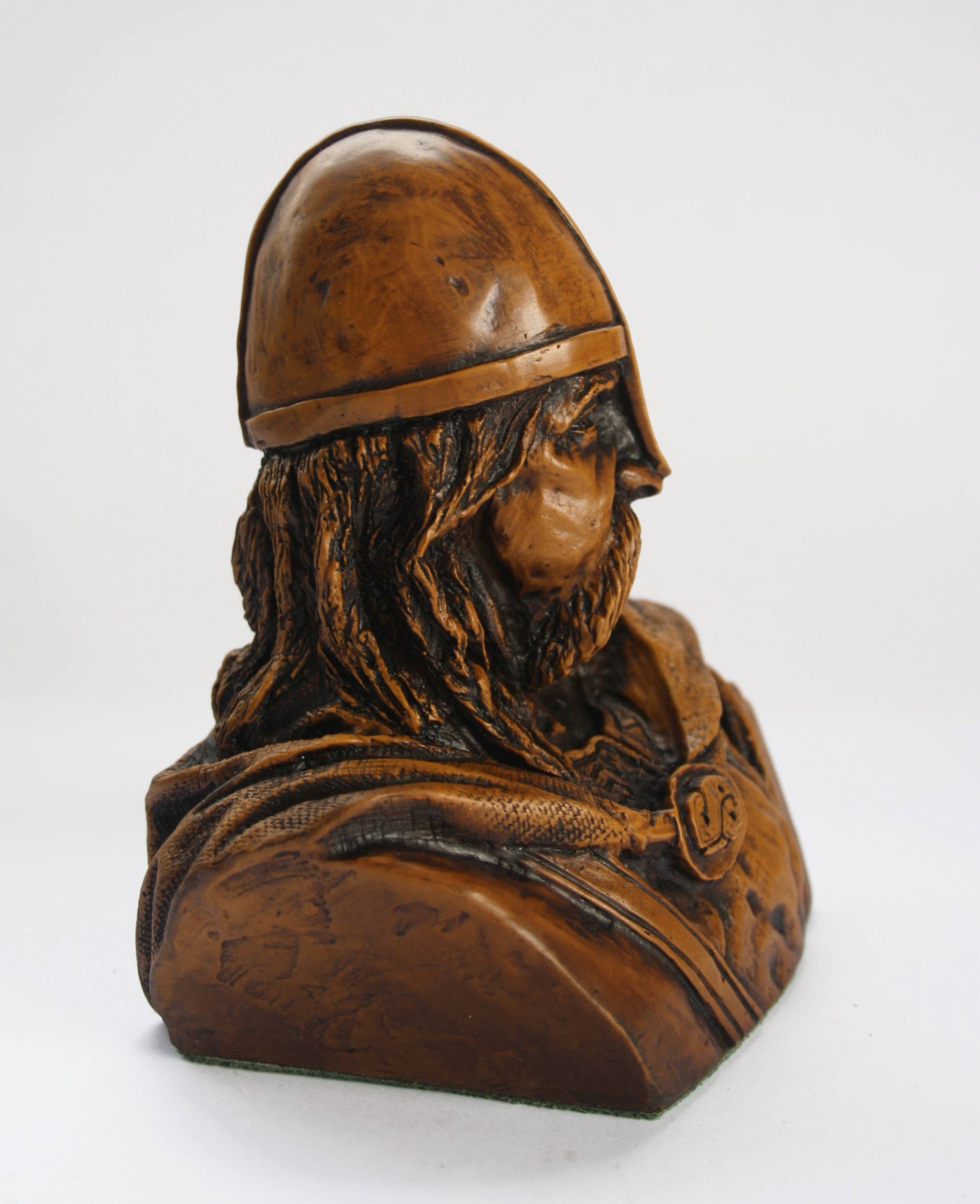 Oakapple Designs Ltd - Wholesale Decorative Figurine - Viking Warrior Bust - Reproduction Carving - Pagan Warrior.5