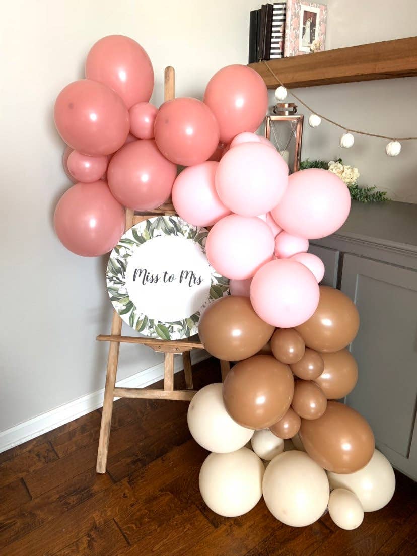 Hullaballoons - Wholesale DIY Craft Kit - Boho Balloon Garland Kit | 4-Foot DIY Balloon Garland Kit0