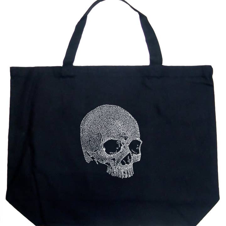 LA Pop Art Tote Bag Art - Dead Inside Caveira por atacado de LA Pop Art