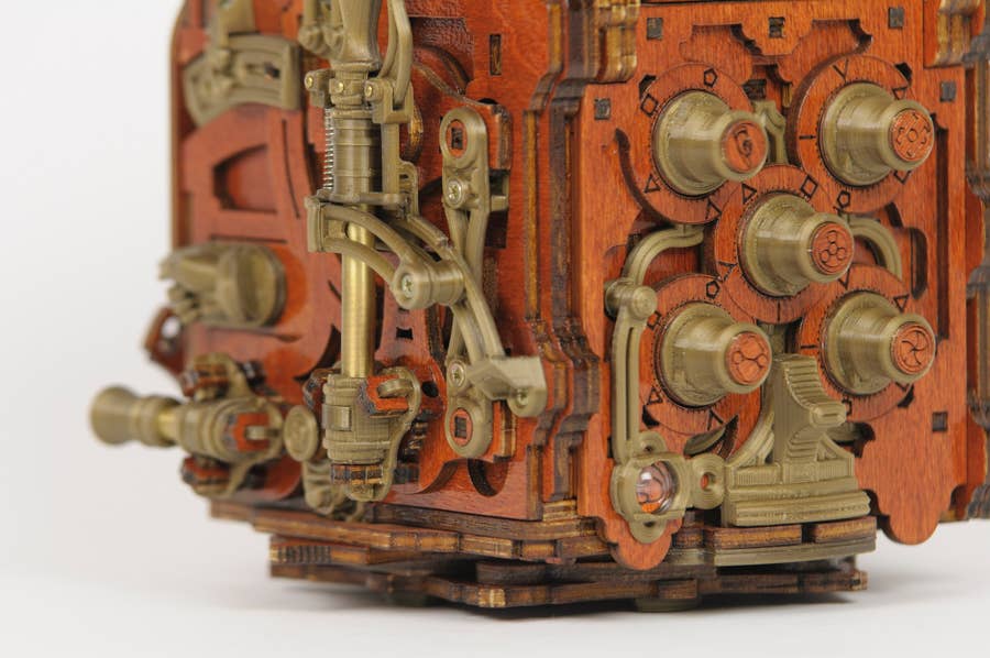 NKD Puzzle - Venta al por mayor Kit de manualidades - El famoso rompecabezas steampunk de boxeo en el kit « MECANIGMA »18