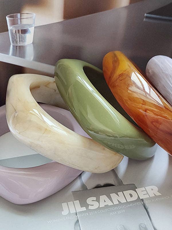 StyleGalX - Wholesale Bangle Bracelet - Original 5 Colors Acrylic Bracelet5