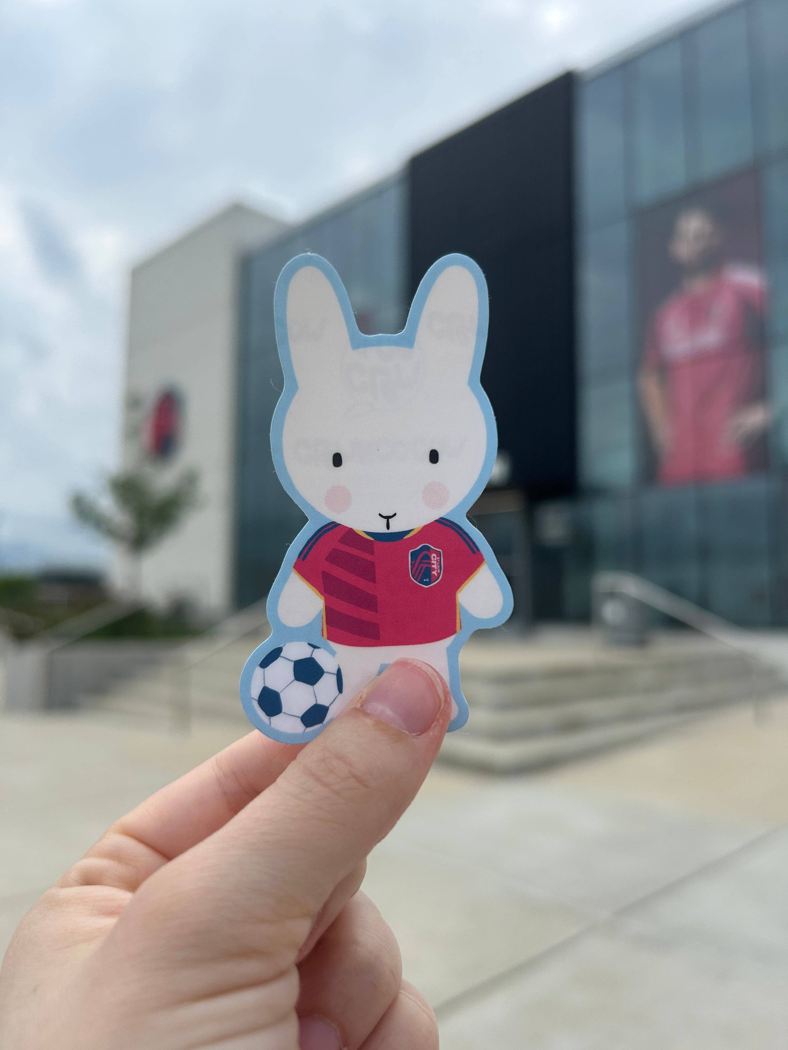 Clem & Co. - Wholesale Sticker - Saint Louis City Soccer Clem the Bun Sticker4
