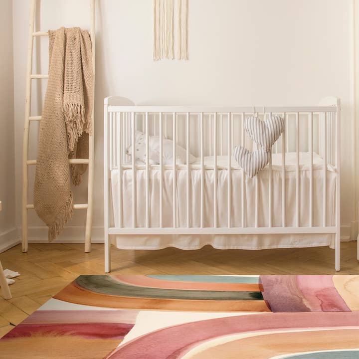 Tappeto lavabile per bambini Over The Rainbow per la vendita all'ingrosso da parte di Hueppi