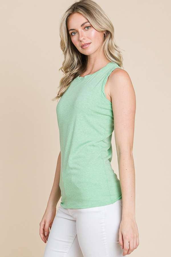 Culture Code – Tops – Mulher por atacado – CJK1549 - TOP DE ALÇAS COM GOLA TORCIDA14