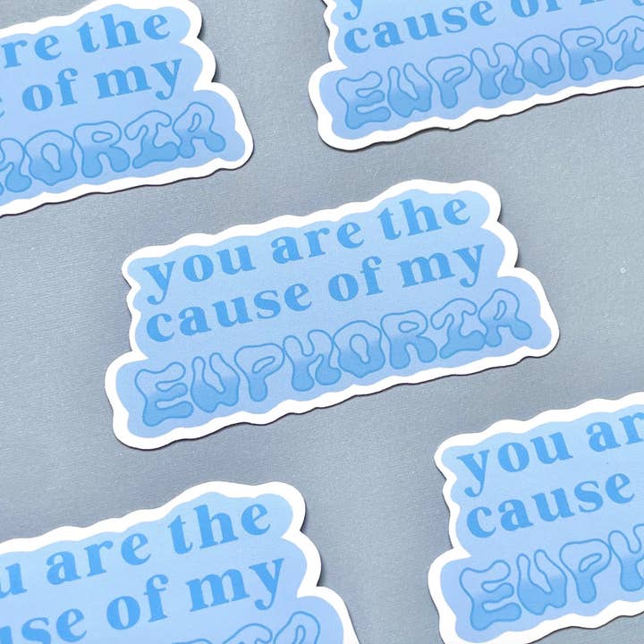 Euphoria JK Inspirierter Kpop Wasserdichter Aufkleber für den Großhandel von Loaded Bun