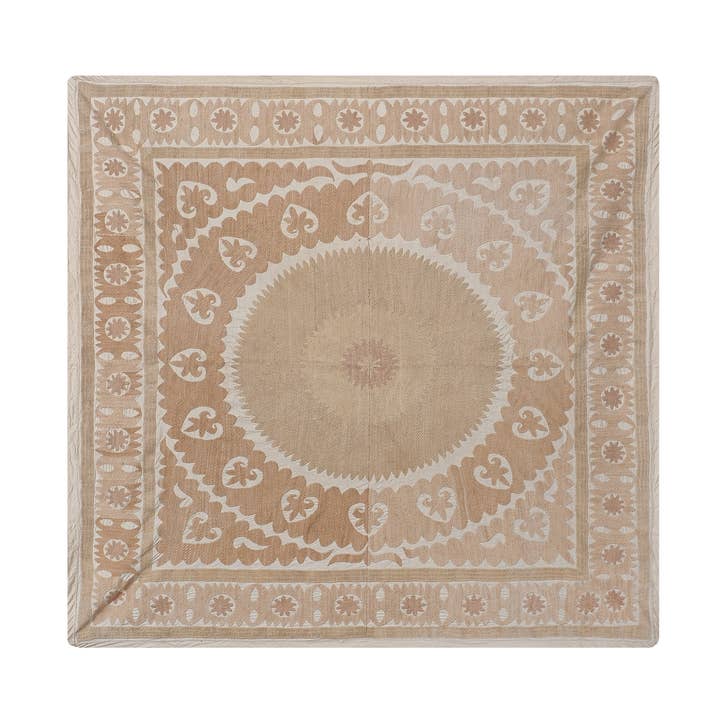 Suzani från Samarkand Uzbekistan, tidigt 1900-tal pastell för wholesale av Vintage Pillows Store