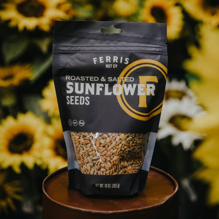 Sunflower Seeds (Roasted Salted) 10 oz. for wholesale by Ferris Coffee & Nut Co.