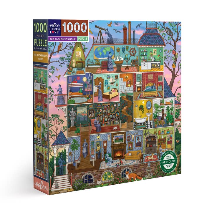The Alchemist's Home 1000 Piece Puzzle for wholesale by eeBoo