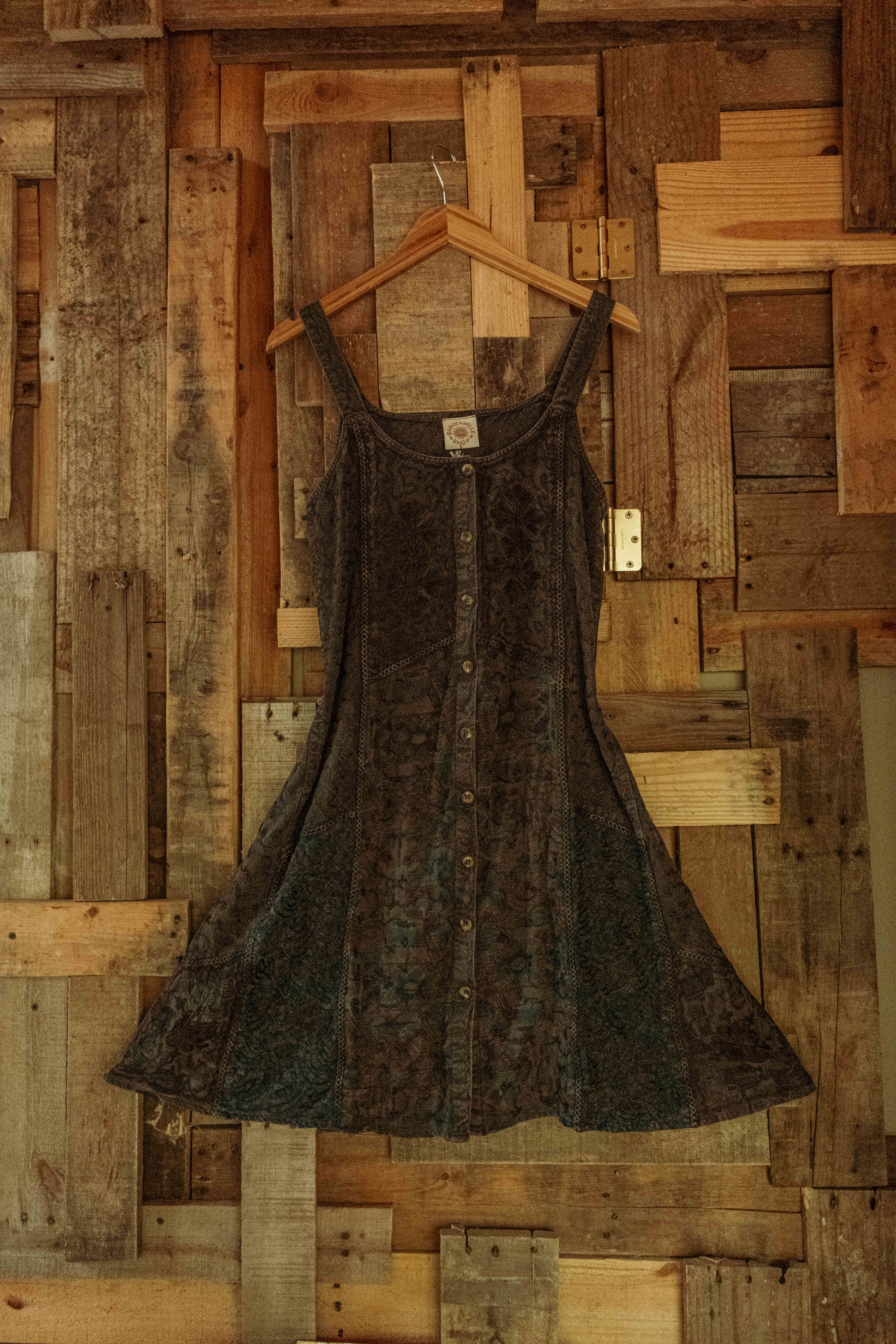 Gardenbelle Shop - Venta al por mayor Vestido - Mujer - Minivestido de patchwork bordado Bohemian Cottage Core PLUS4