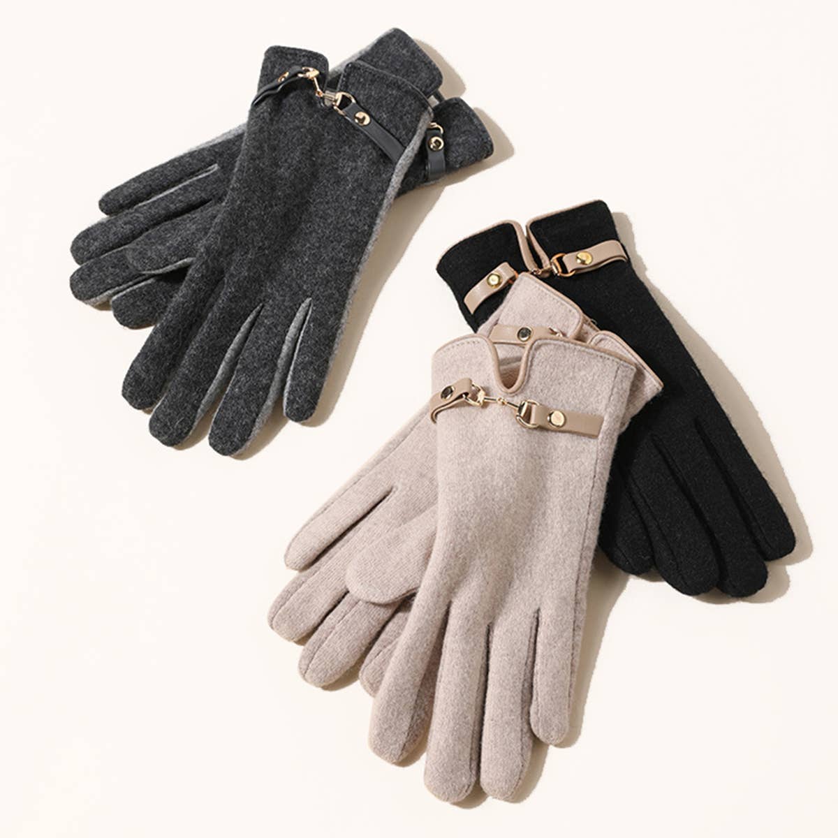 ACCITY - Wholesale Gloves - Women's - Cute Wool Touchscreen Gloves – Winter for Women_CWAG00484