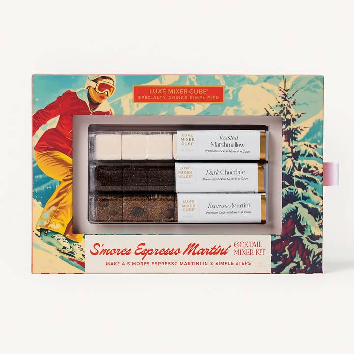 S’Mores Espresso Martini Mixer Kit (Choklad, Marshmallow) för wholesale av TEASPRESSA | LUXE Mixer Cube