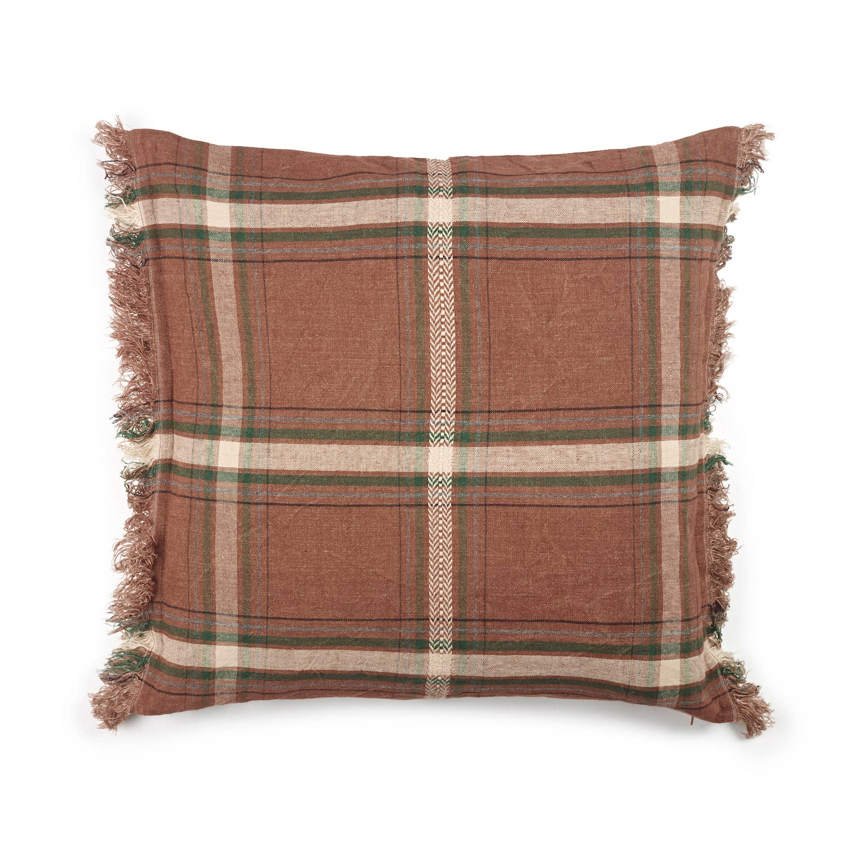 Libeco Home - Wholesale Throw Pillow Cover - Rowan Pillow cover Check 63x63cm 100% linen5