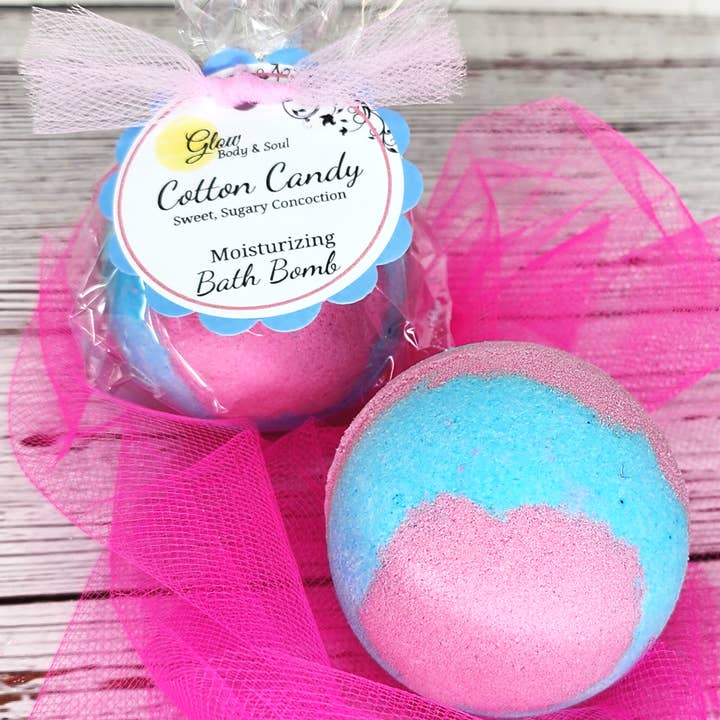 Glow Body and Soul - Wholesale Bath Bomb/Fizz - Cotton Candy Bath Bomb Fizzy Moisturizing Bath Bomb2