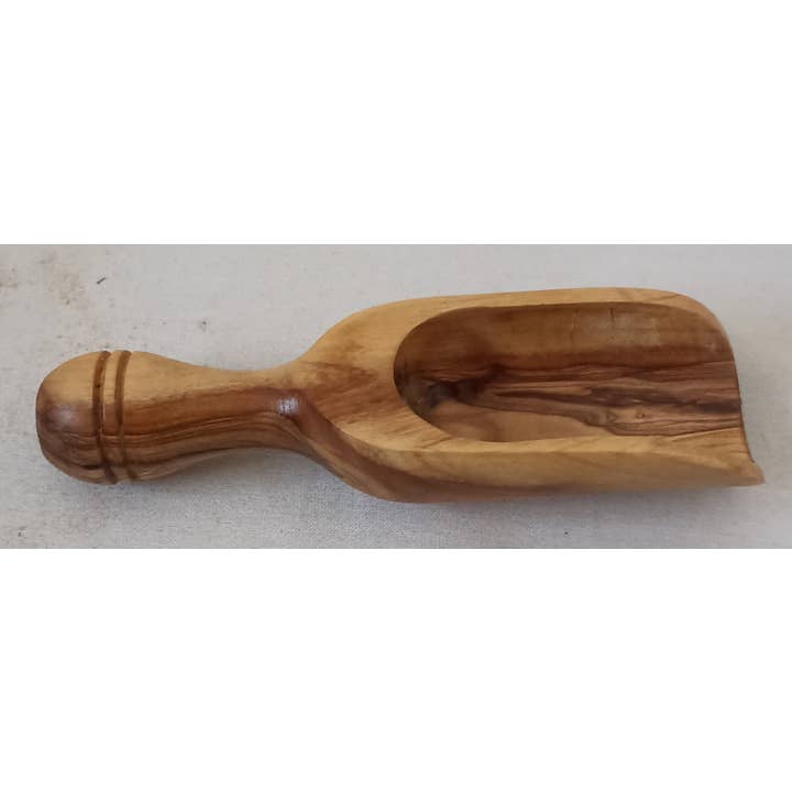 Spade flour 14 cm Olive Wood Natural for wholesale on Faire4