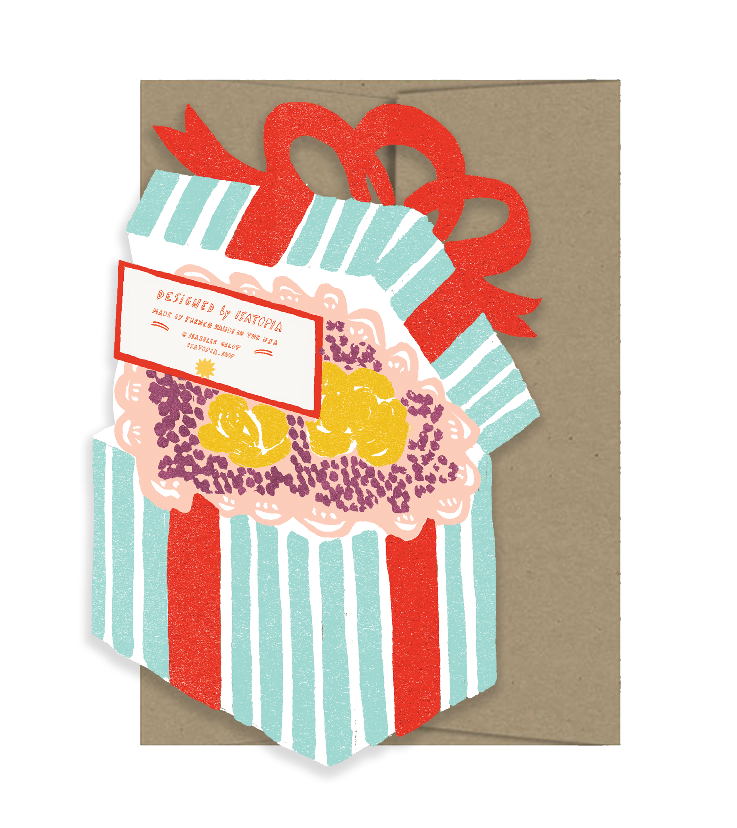 Isatopia – wholesale Birthday card – Happy Birthday Gift - Die Cut Card1