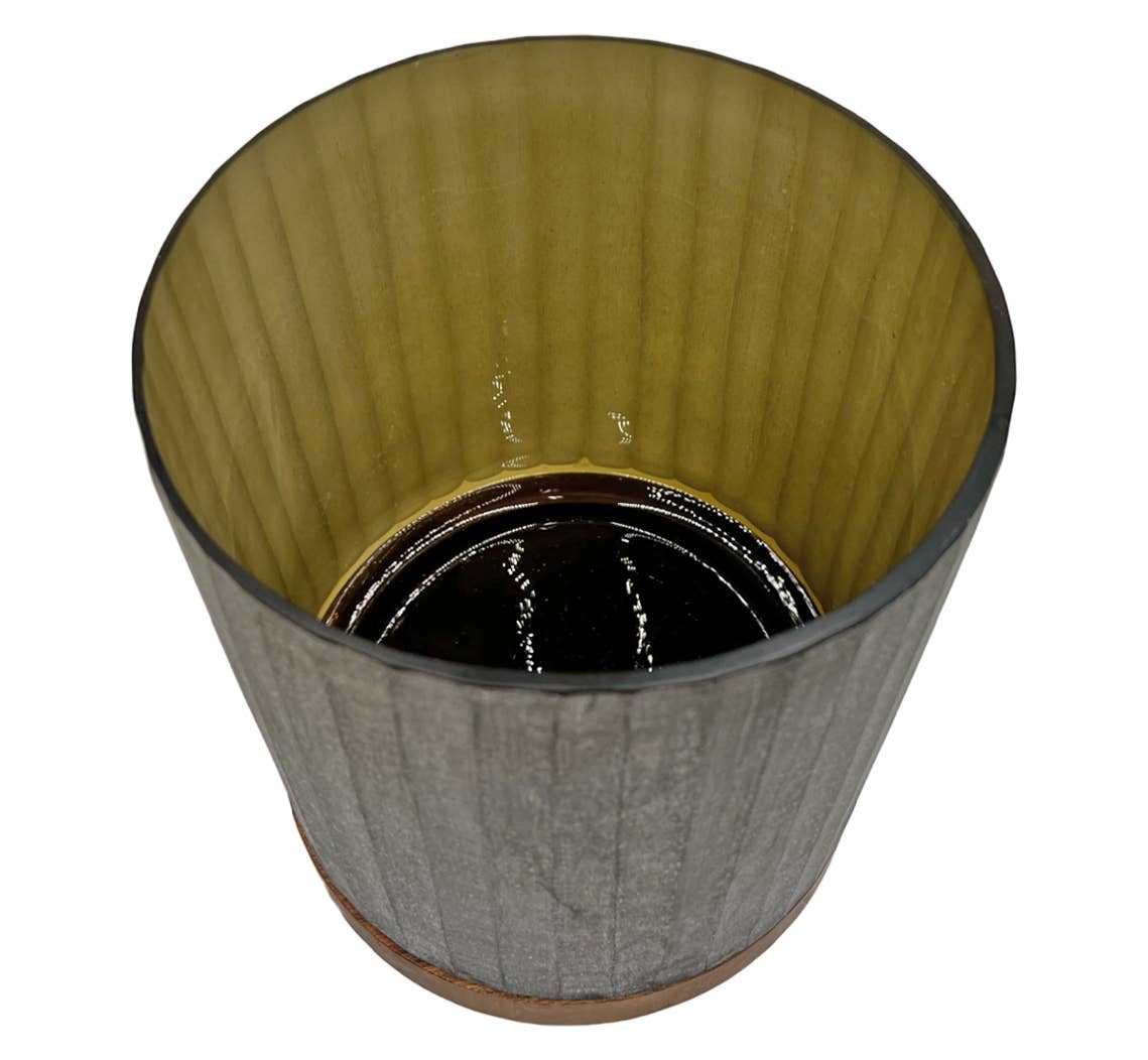 2626 Designs - Wholesale Vase - Decorative Handmade Glass Cylinder Vase in Gray2