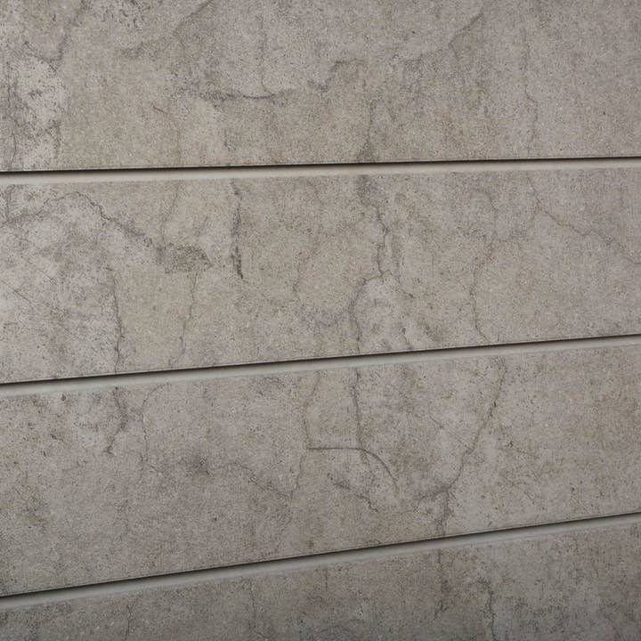 Slatwall - Cracked Concrete (Set of two 24" H X 48" L Panels for wholesale by Ninth & Vine