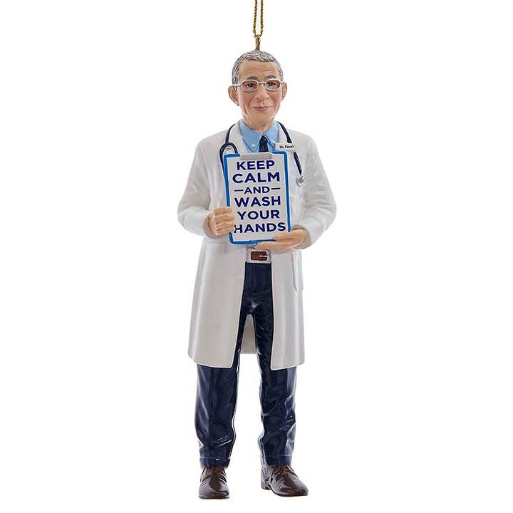 Kurt S. Adler, Inc. - Wholesale Ornament - 5"RESIN DOCTOR FAUCI ORNAMENT