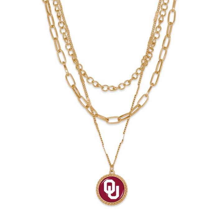 Oklahoma Sooners Sydney Necklace for wholesale by From The Heart