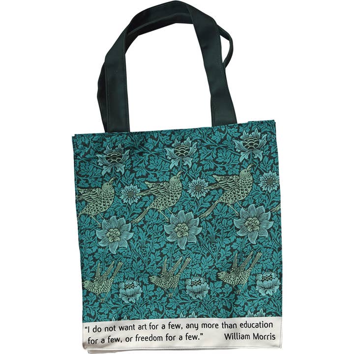 Borsa William Morris Bird e Anemone per la vendita all'ingrosso da parte di Radical Tea Towel