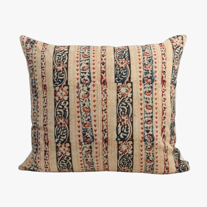 Meera Kalamkari Pillow Cover for wholesale by Pasqual McDermott Interiors