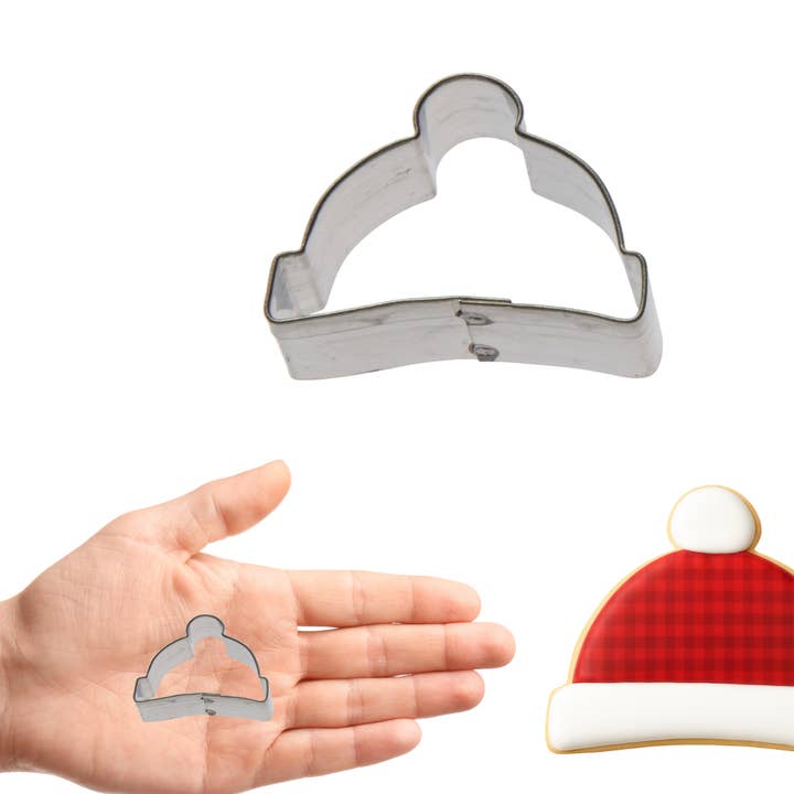 Tagliabiscotti Mini Cappello da Babbo Natale 1,5 pollici M168 per la vendita all'ingrosso da parte di CookieCutter.com