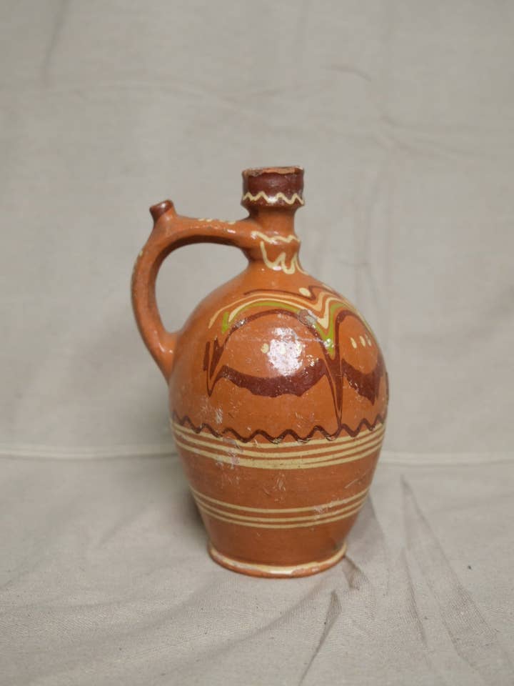 Vintage Hungaraian Clay Jug No.7 for wholesale by Twenty Third by Deanne